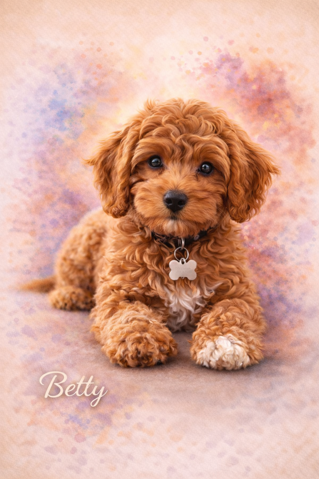 Custom Pet Portrait from Photo – Colour Splash Style | Personalised Dog Print | Unique Pet Gift | A3 Artwork