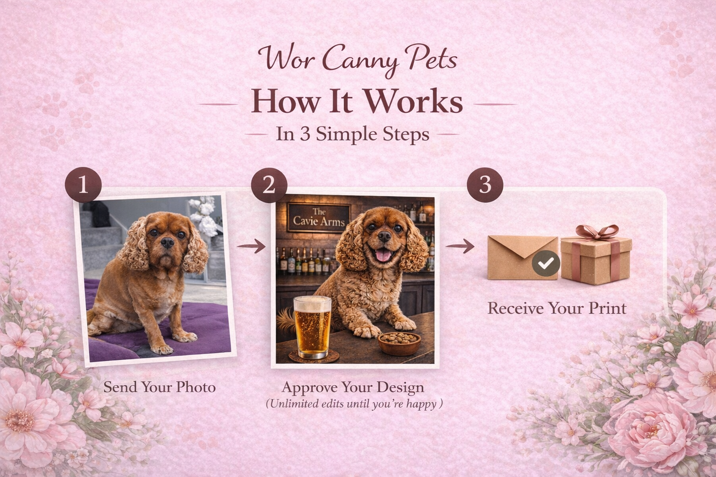 Funny Dog Pub Print A3 Print Custom Personalised - Modern Humour Art