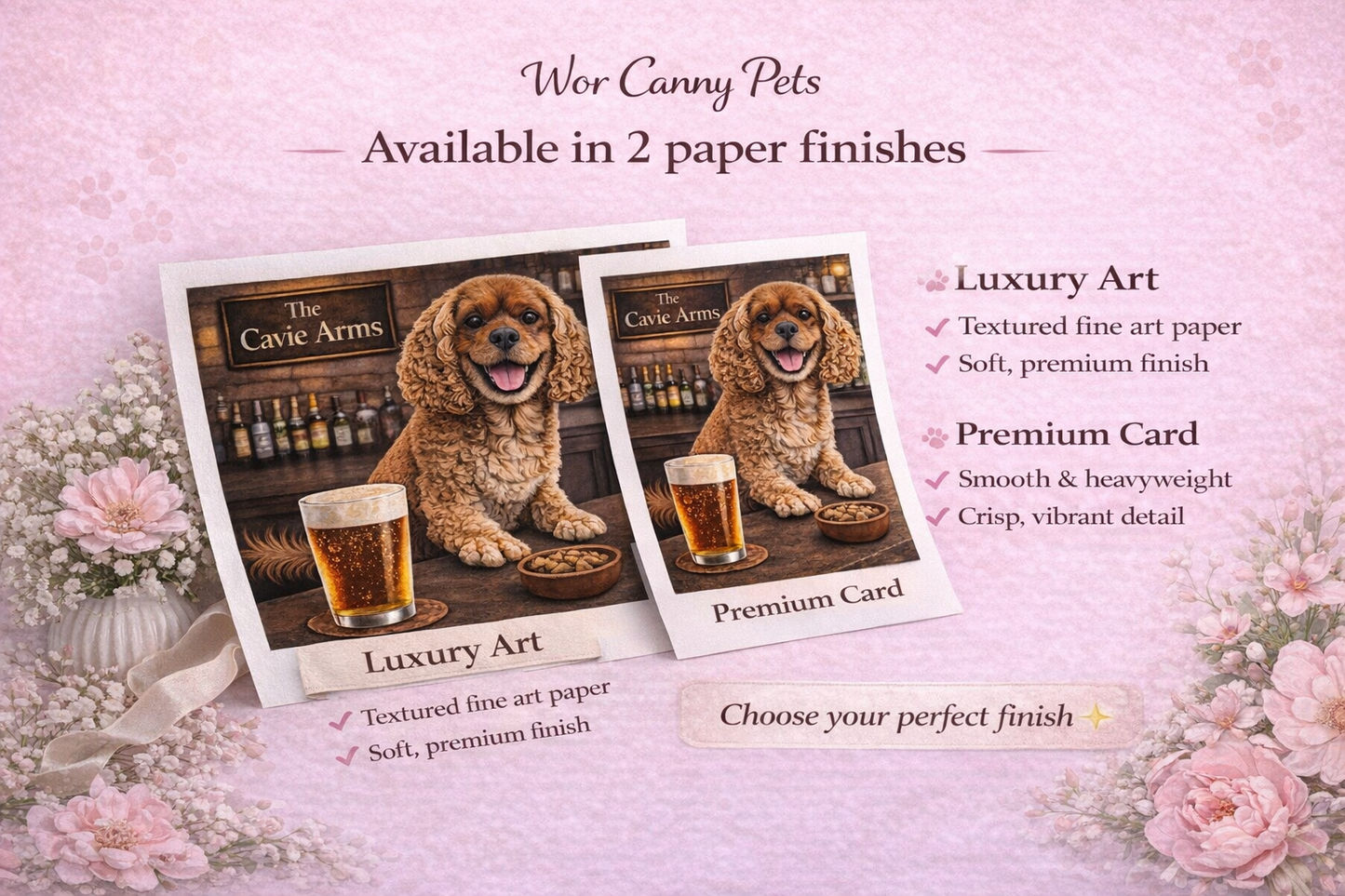 Funny Dog Pub Print A3 Print Custom Personalised - Modern Humour Art