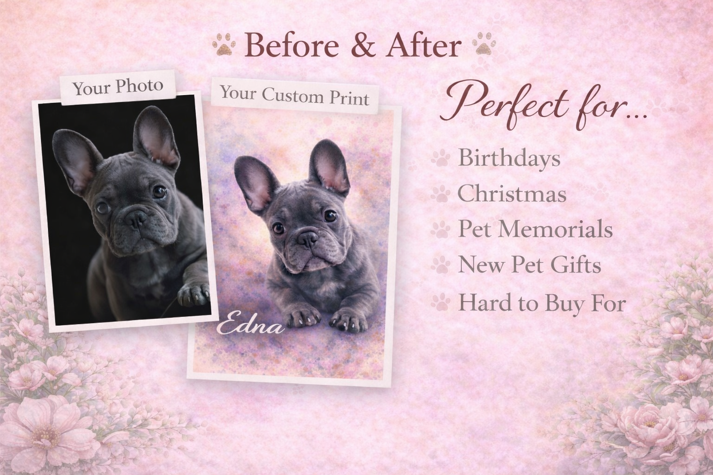Custom Pet Portrait from Photo – Colour Splash Style | Personalised Dog Print | Unique Pet Gift | A3 Artwork