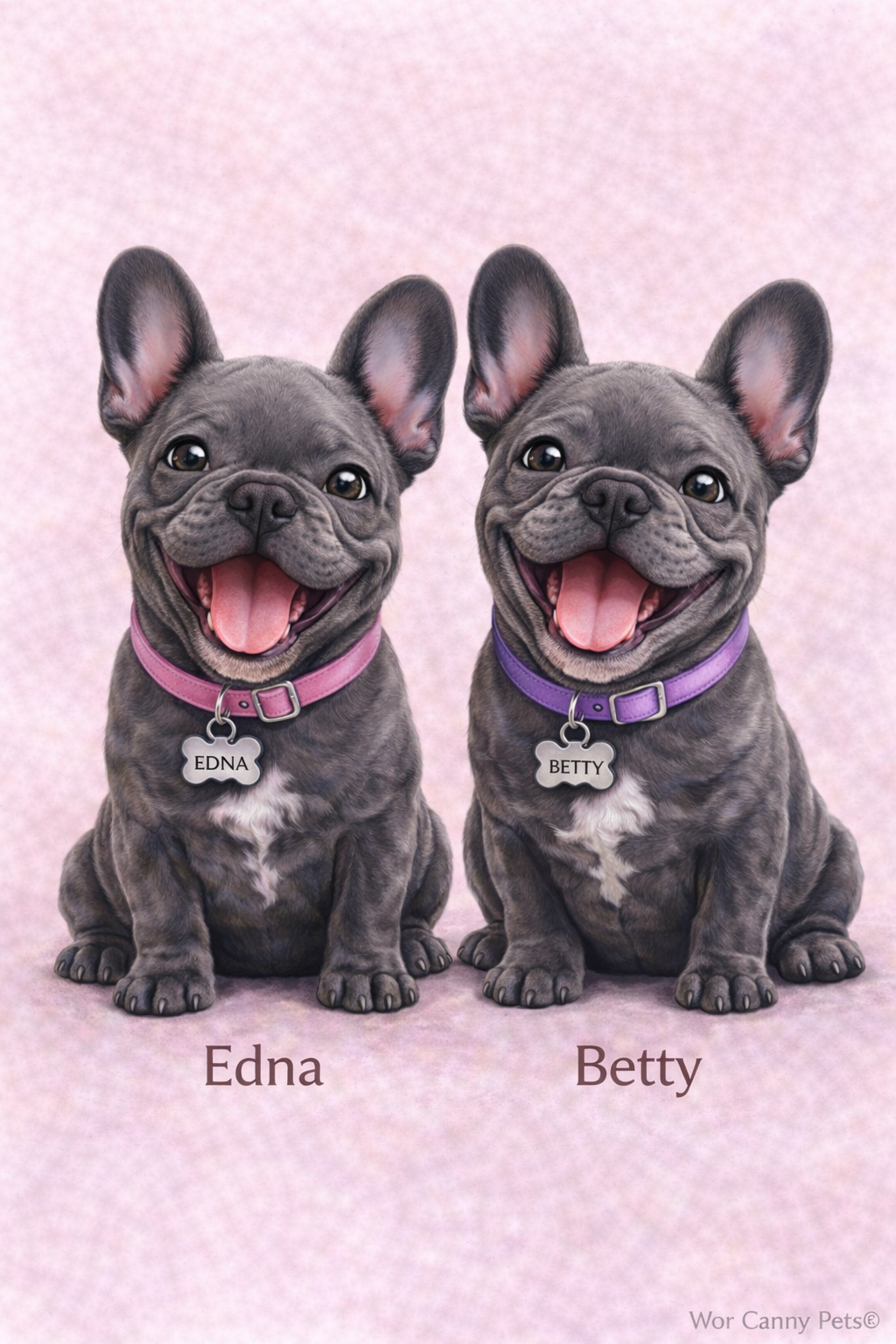 Cartoon Pet Portrait from Photo | Funny Dog Caricature Print | Personalised Pet Gift | Custom Dog Portrait | A3 Wall Art Gift