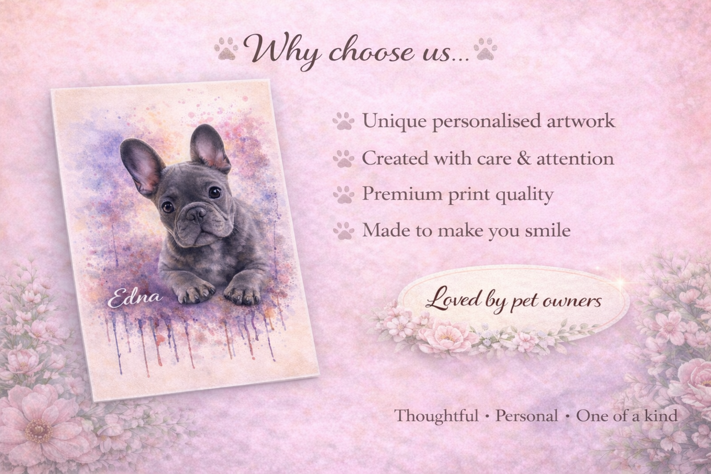Custom Pet Portrait from Photo – Colour Splash Style | Personalised Dog Print | Unique Pet Gift | A3 Artwork